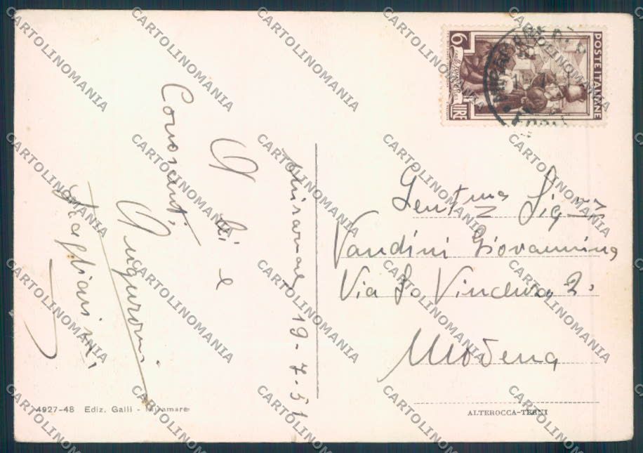 Rimini Miramare FG cartolina ZF5239 – retro