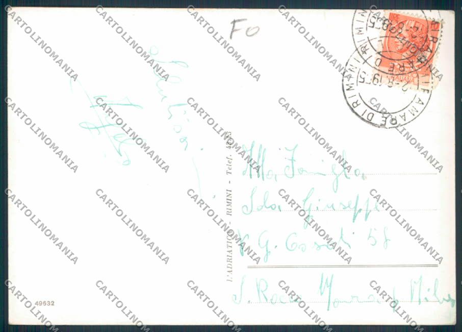 Rimini Miramare Saluti da foto FG cartolina ZF5246 – retro