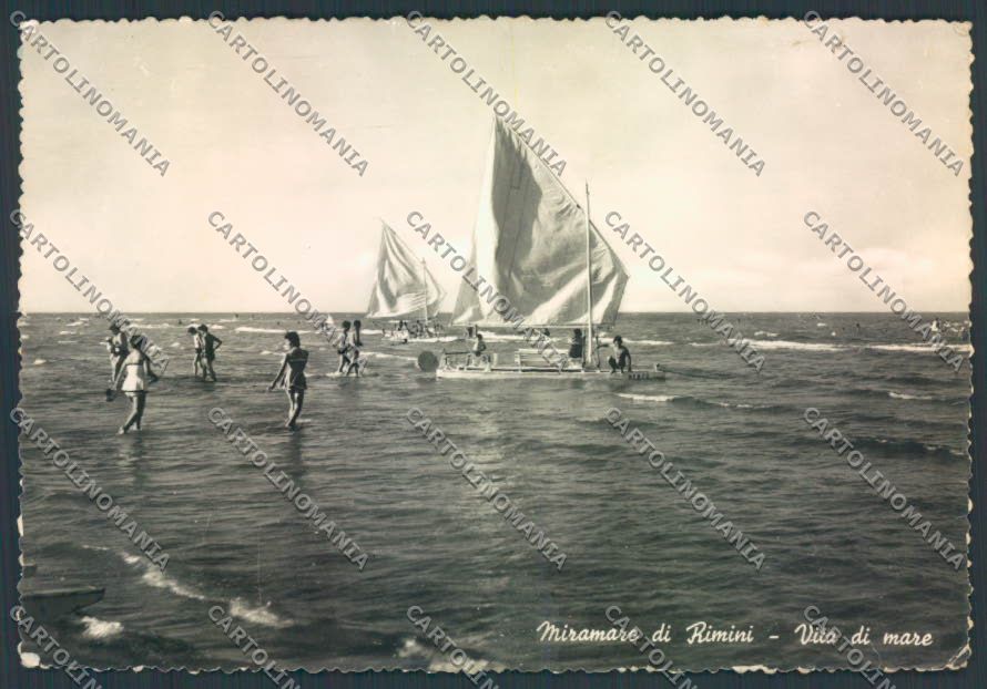 Rimini Miramare foto FG cartolina ZF5247 – fronte