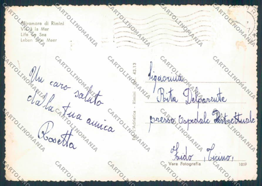 Rimini Miramare foto FG cartolina ZF5247 – retro