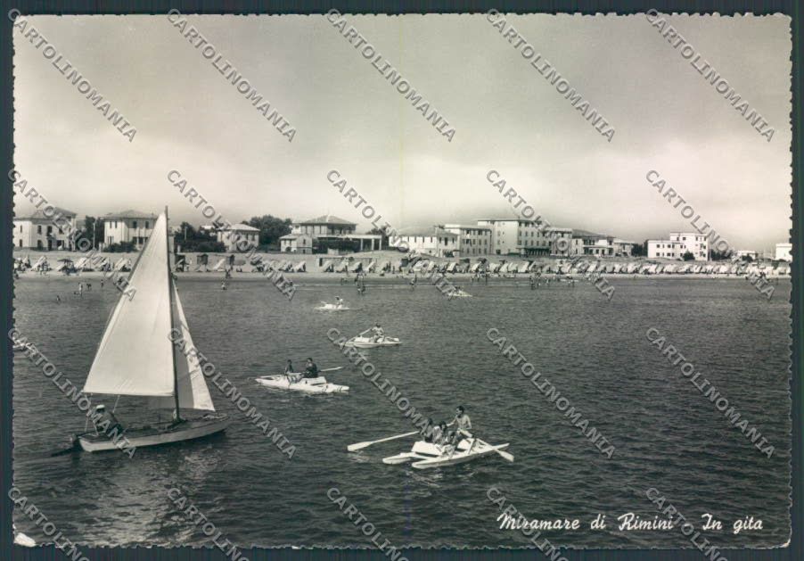 Rimini Miramare foto FG cartolina ZF5256 – fronte