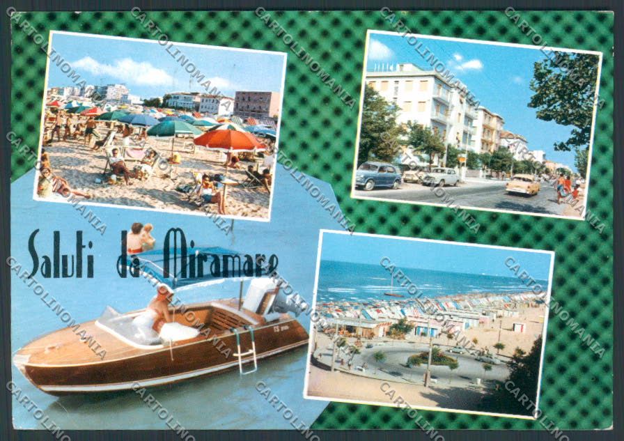 Rimini Miramare Saluti da foto FG cartolina ZF5266 – fronte