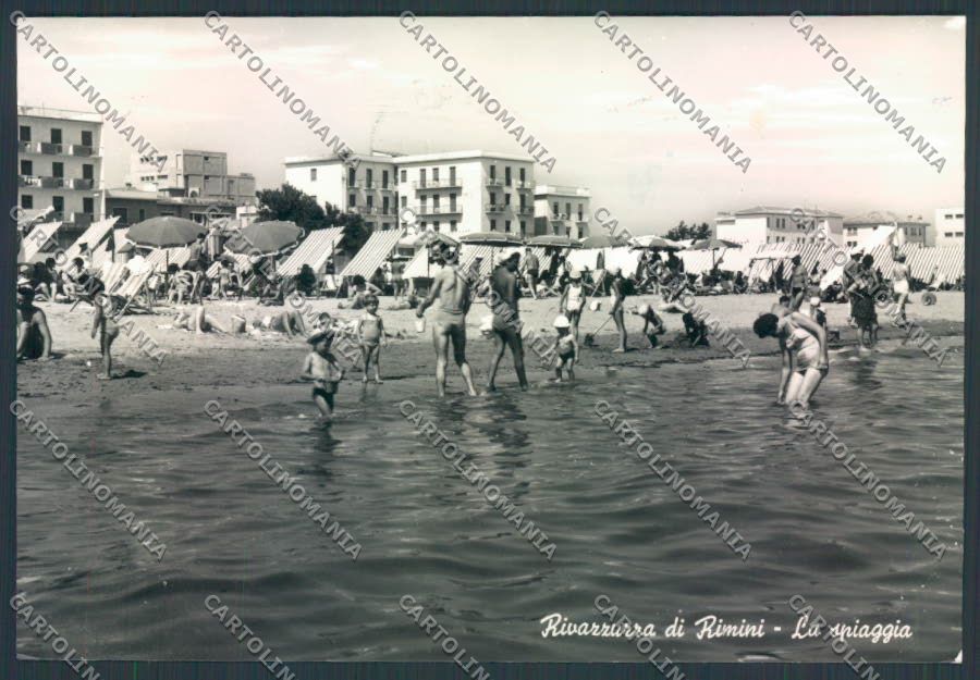 Rimini Rivazzurra foto FG cartolina ZF5269 – fronte