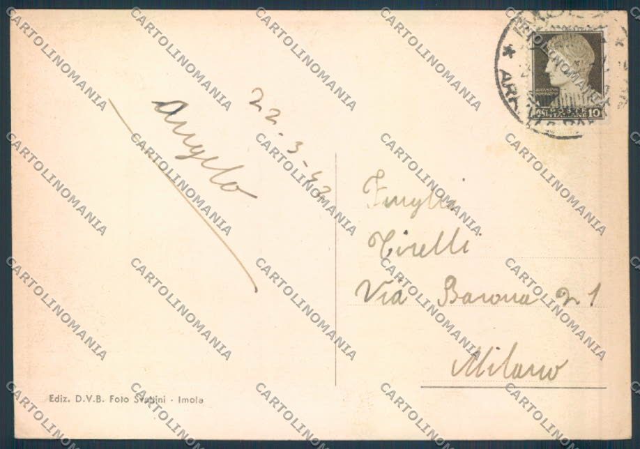 Bologna Imola FG cartolina ZF5270 – retro