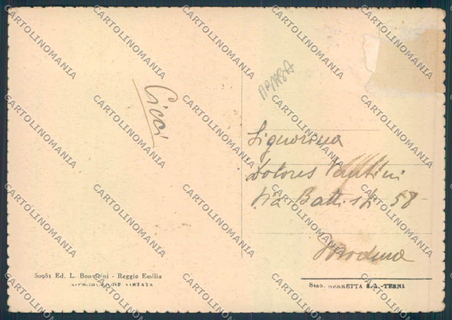 Reggio Emilia città ABRASA FG cartolina ZF5314 – retro