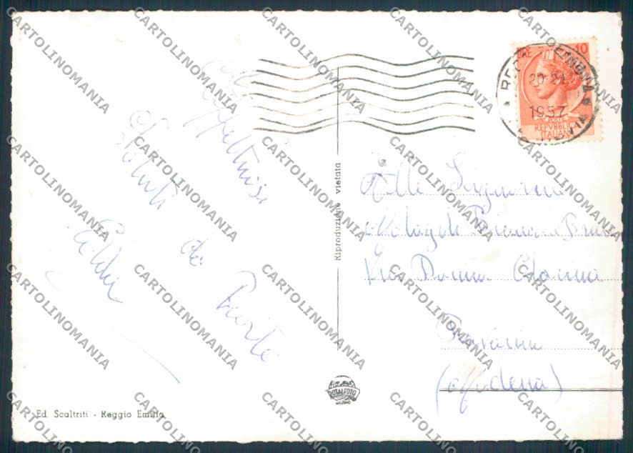 Reggio Emilia città foto FG cartolina ZF5325 – retro