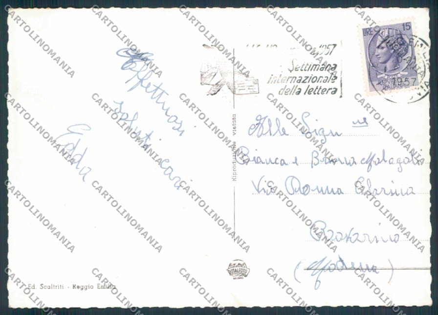 Reggio Emilia città foto FG cartolina ZF5331 – retro