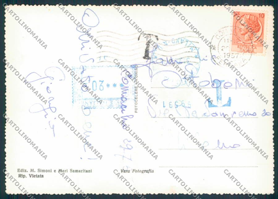 Ferrara Comacchio Saluti da foto FG cartolina ZF5344 – retro