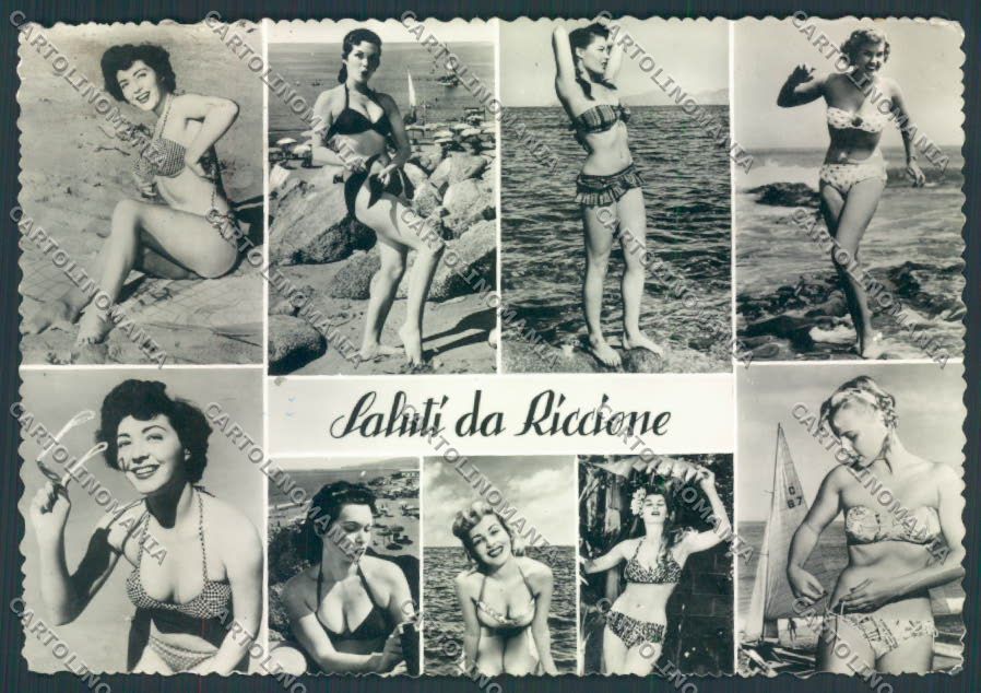 Rimini Riccione Saluti da foto FG cartolina ZF5407 – fronte