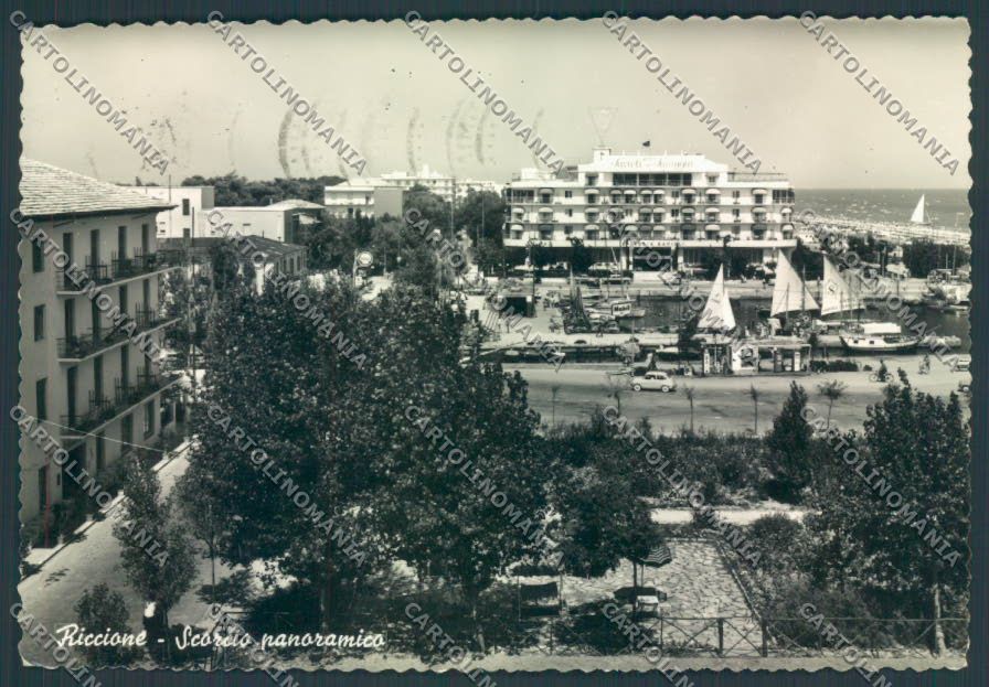 Rimini Riccione foto FG cartolina ZF5411 – fronte