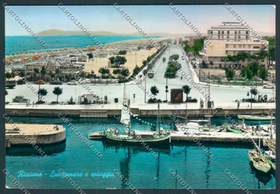 Rimini Riccione foto FG cartolina ZF5413 – fronte