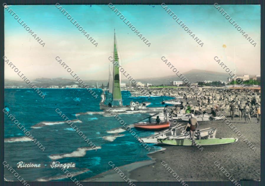 Rimini Riccione foto FG cartolina ZF5417 – fronte