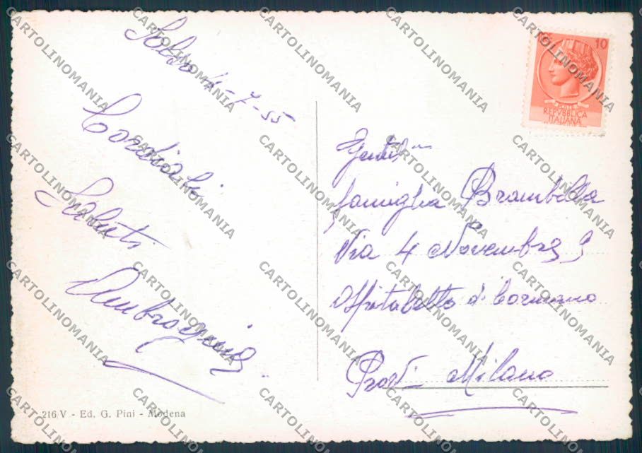 Parma Salsomaggiore FG cartolina ZF5448 – retro