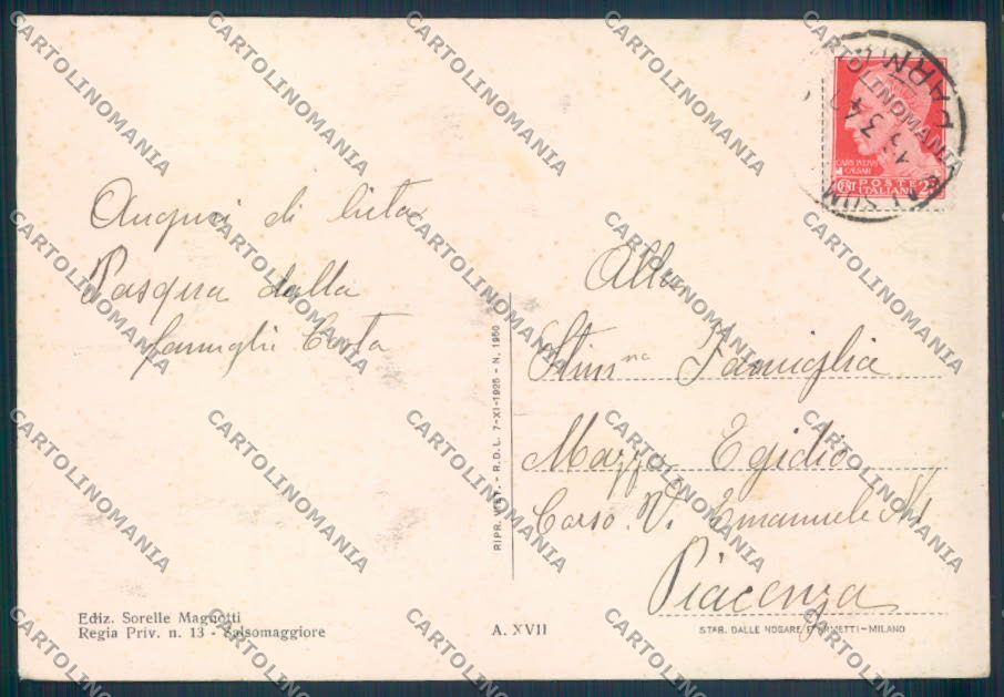 Parma Salsomaggiore Stazione FG cartolina ZF5451 – retro