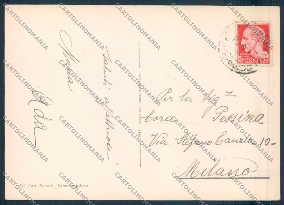Parma Salsomaggiore Stazione FG cartolina ZF5454 – retro