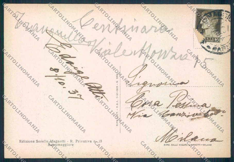 Parma Salsomaggiore FG cartolina ZF5459 – retro