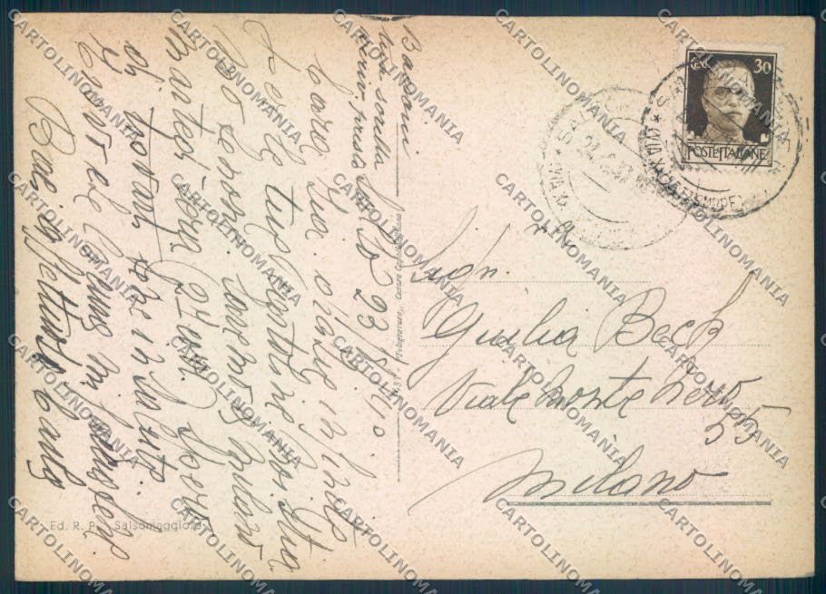 Parma Salsomaggiore FG cartolina ZF5463 – retro
