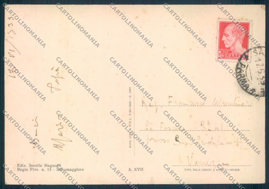 Parma Salsomaggiore FG cartolina ZF5466 – retro