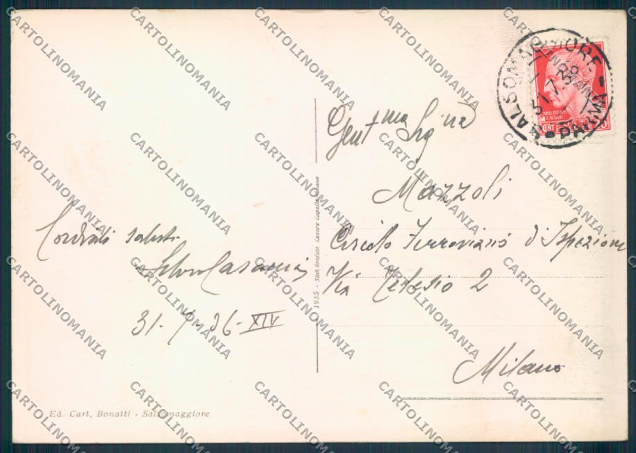 Parma Salsomaggiore FG cartolina ZF5477 – retro