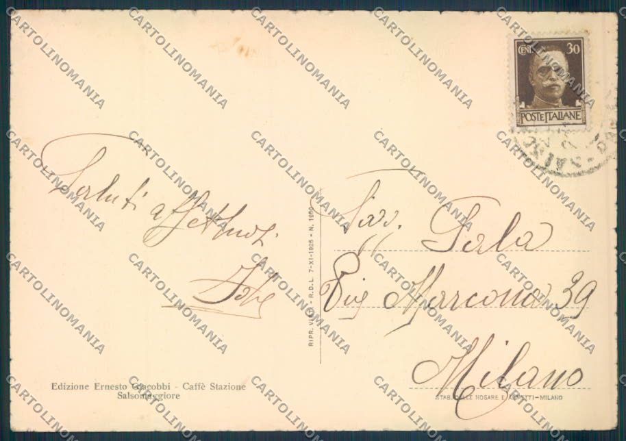 Parma Salsomaggiore FG cartolina ZF5480 – retro