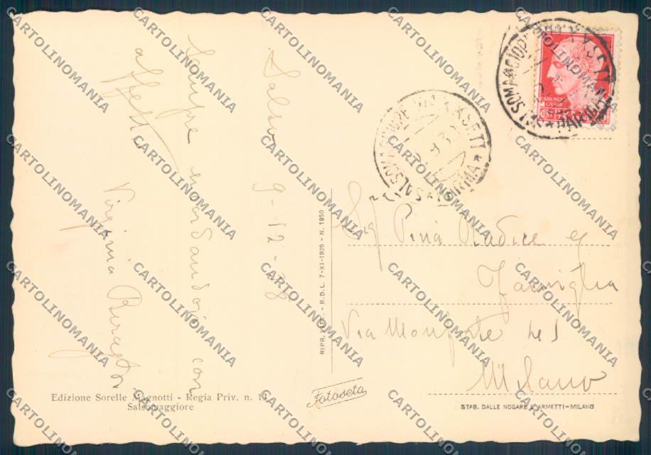 Parma Salsomaggiore Poste FG cartolina ZF5483 – retro