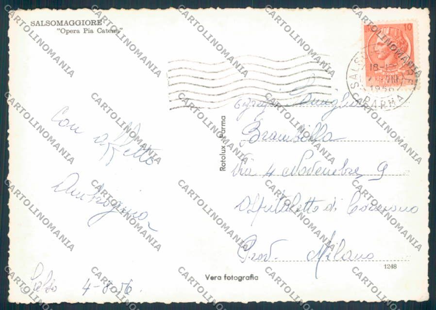 Parma Salsomaggiore foto FG cartolina ZF5493 – retro