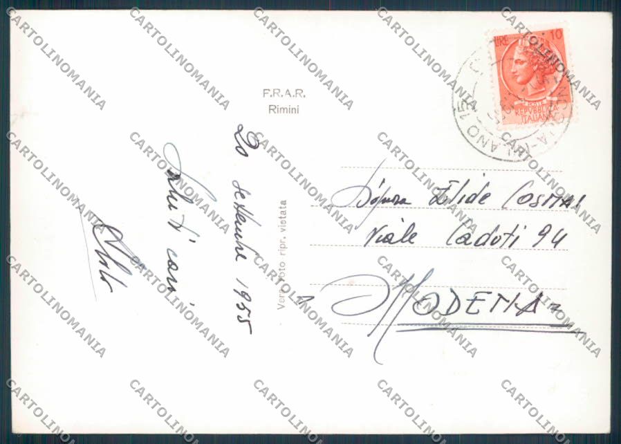 Forlì città foto FG cartolina ZF5563 – retro