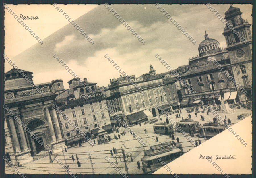 Parma città tram FG cartolina ZF5588 – fronte