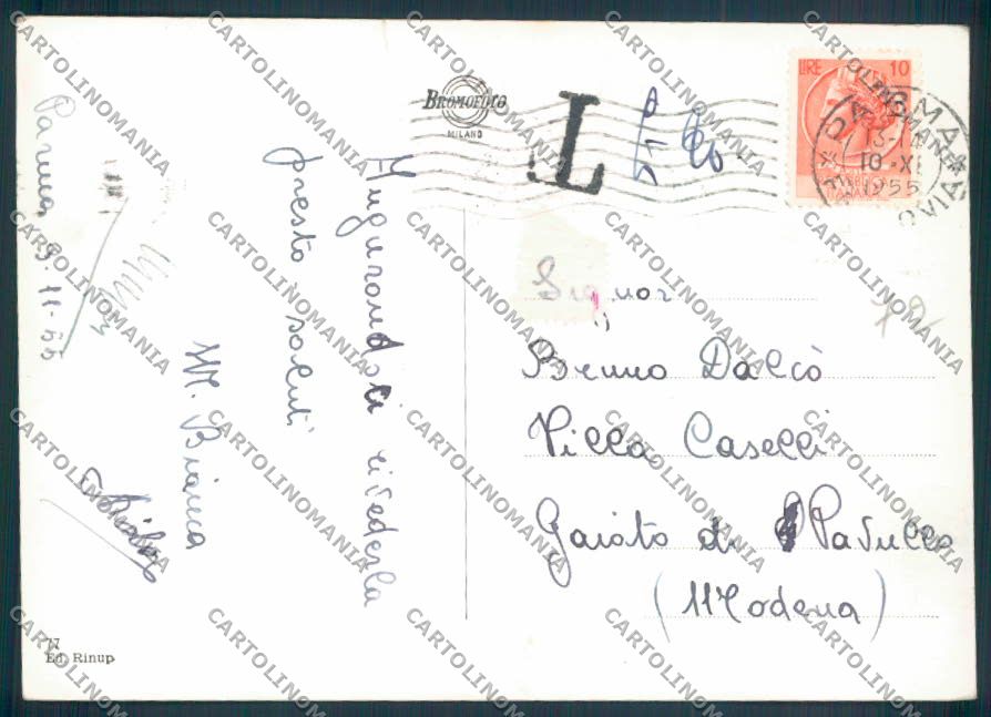 Parma città STRAPPO foto FG cartolina ZF5600 – retro