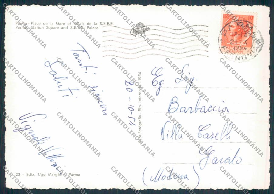 Parma città foto FG cartolina ZF5607 – retro
