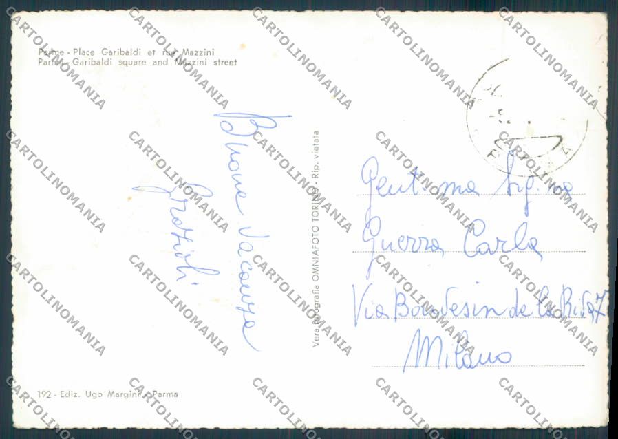 Parma città foto FG cartolina ZF5615 – retro