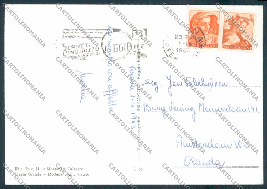 Modena città foto FG cartolina ZF5636 – retro