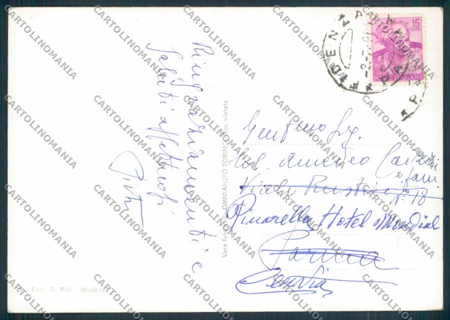 Parma Fidenza Teatro foto FG cartolina ZF5702 – retro