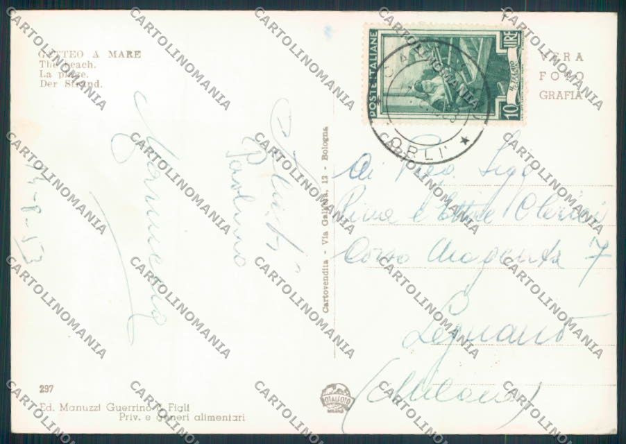 Forlì Gatteo a Mare foto FG cartolina ZF5704 – retro