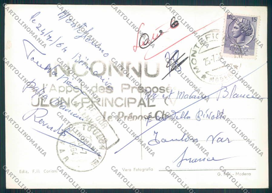 Modena Montefiorino foto FG cartolina ZF5706 – retro