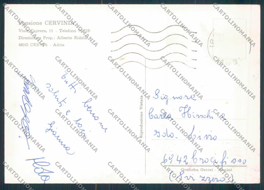 Ravenna Cervia foto FG cartolina ZF5725 – retro