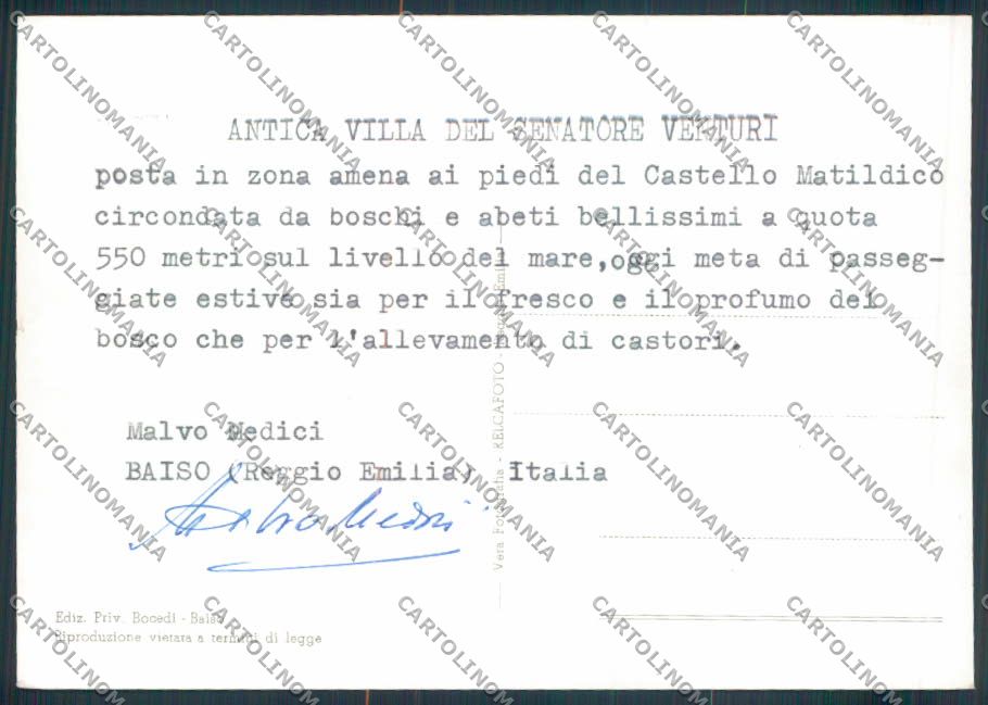 Reggio Emilia Baiso foto FG cartolina ZF5731 – retro