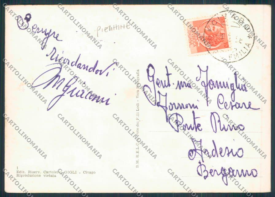 Reggio Emilia Civago PIEGHINE foto FG cartolina ZF5742 – retro