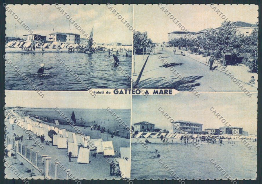 Forlì Gatteo a Mare Saluti da FG cartolina ZF5762 – fronte