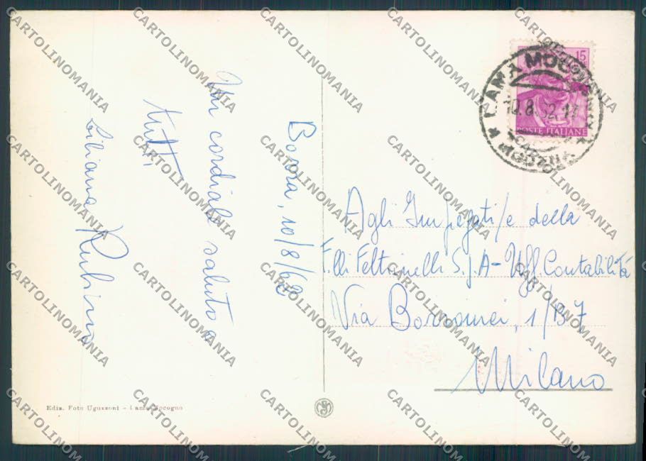 Modena Borra Lama Mocogno FG cartolina ZF5784 – retro