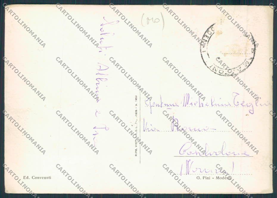 Modena Serramazzoni FG cartolina ZF5785 – retro