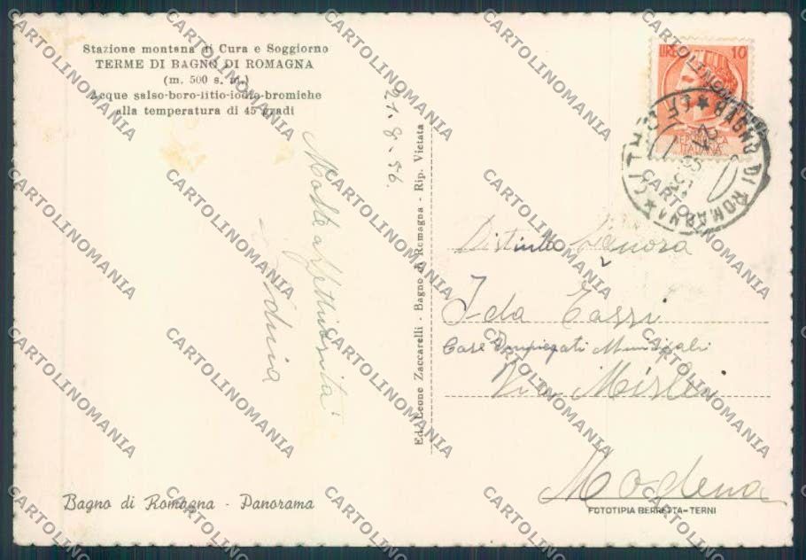 Forlì Bagno di Romagna FG cartolina ZF5811 – retro