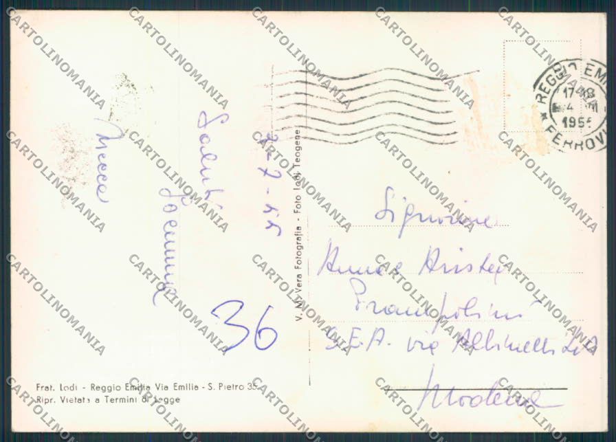 Reggio Emilia Lago del Cerreto foto FG cartolina ZF5831 – retro