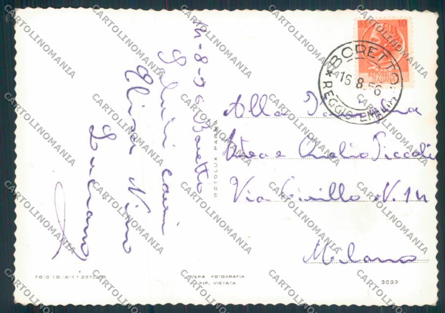 Reggio Emilia Boretto foto FG cartolina ZF5832 – retro