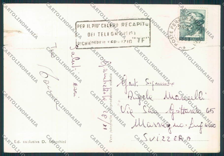 Forlì Gambettola foto FG cartolina ZF5843 – retro