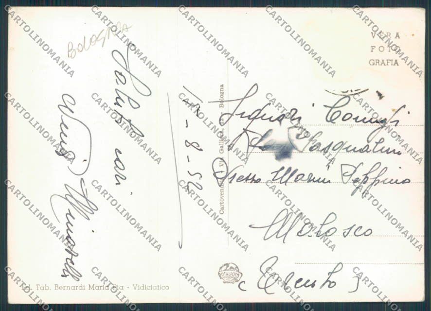 Bologna Vidiciatico foto FG cartolina ZF5855 – retro
