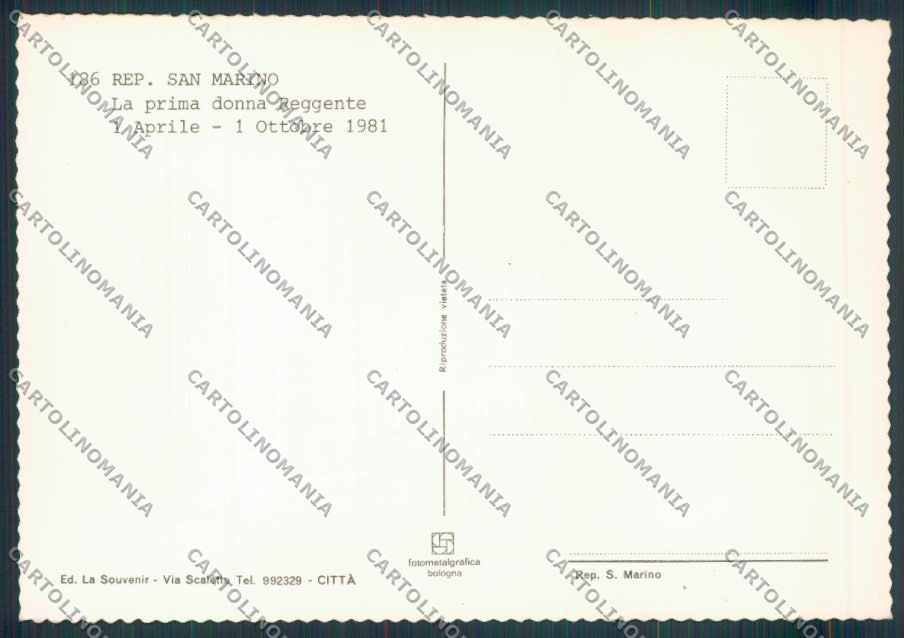 San Marino foto FG cartolina ZF5902 – retro