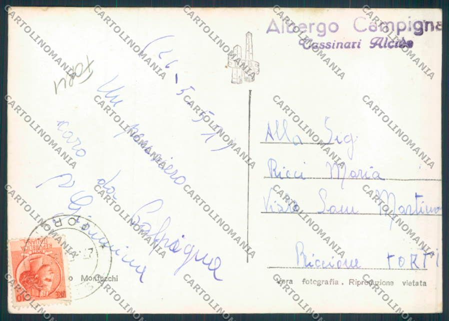 Forlì Campigna FORI foto FG cartolina ZF5927 – retro