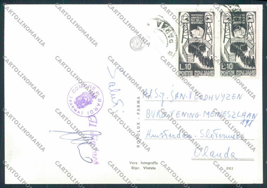 Parma Bardi foto FG cartolina ZF5944 – retro