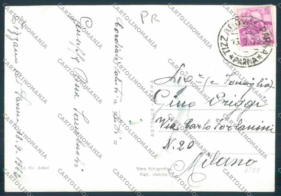Parma Tizzano PIEGA foto FG cartolina ZF5947 – retro